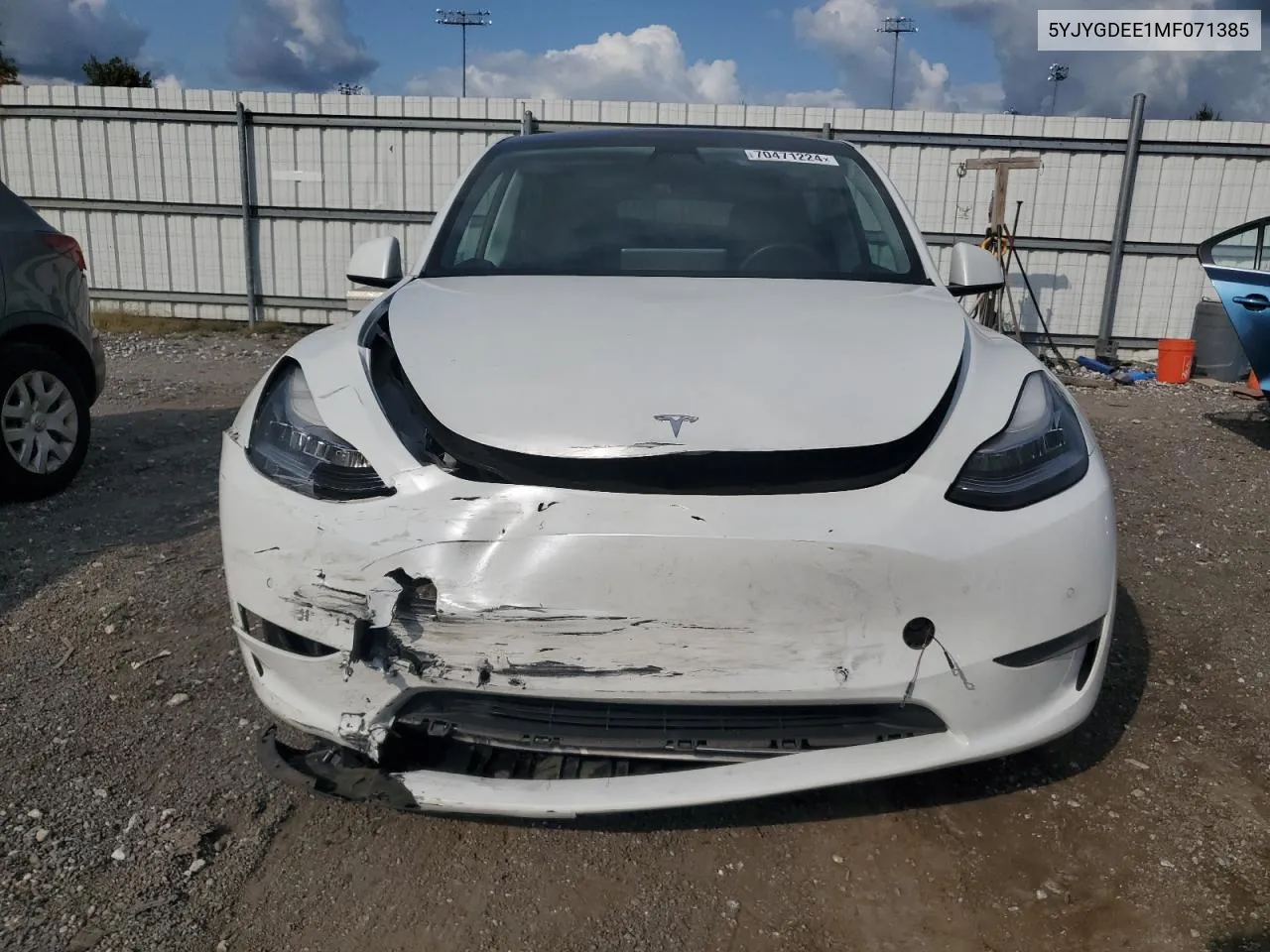 5YJYGDEE1MF071385 2021 Tesla Model Y