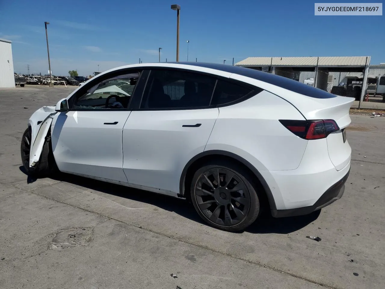 2021 Tesla Model Y VIN: 5YJYGDEE0MF218697 Lot: 70536964