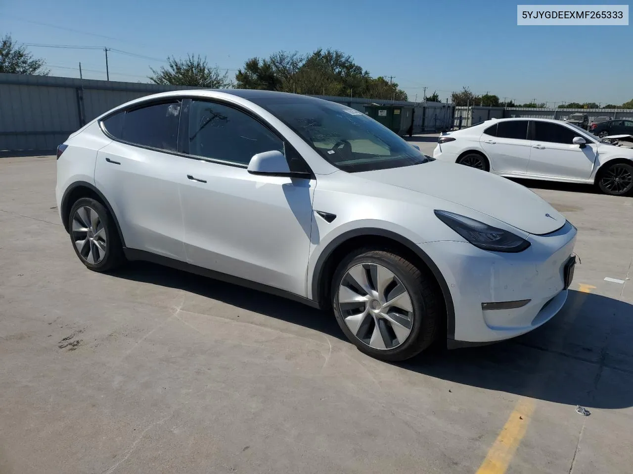 2021 Tesla Model Y VIN: 5YJYGDEEXMF265333 Lot: 70658554