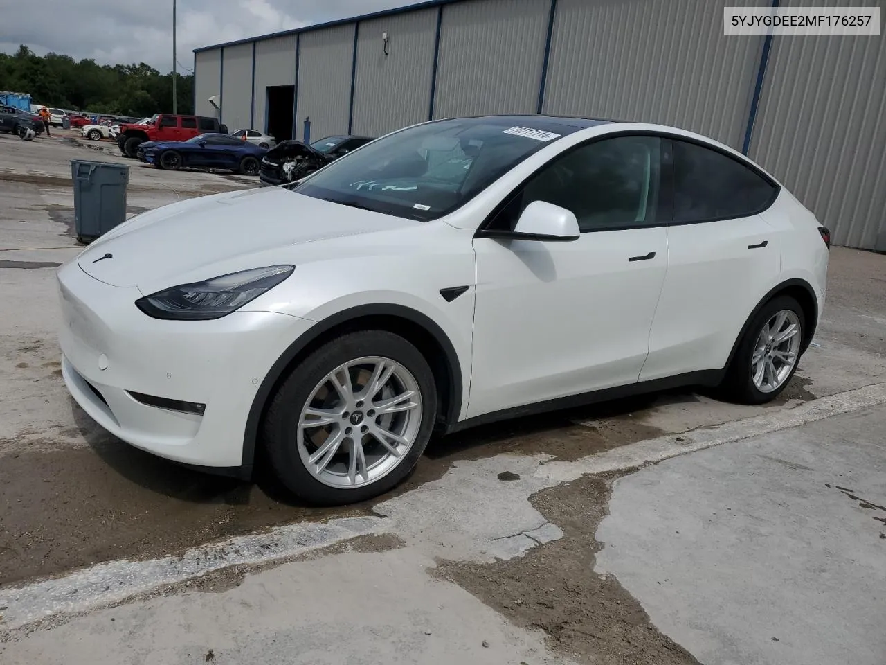 5YJYGDEE2MF176257 2021 Tesla Model Y