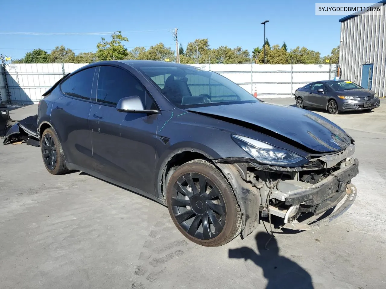 5YJYGDED8MF112876 2021 Tesla Model Y