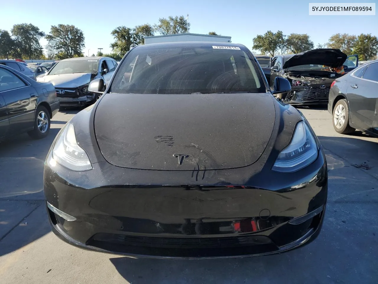 5YJYGDEE1MF089594 2021 Tesla Model Y