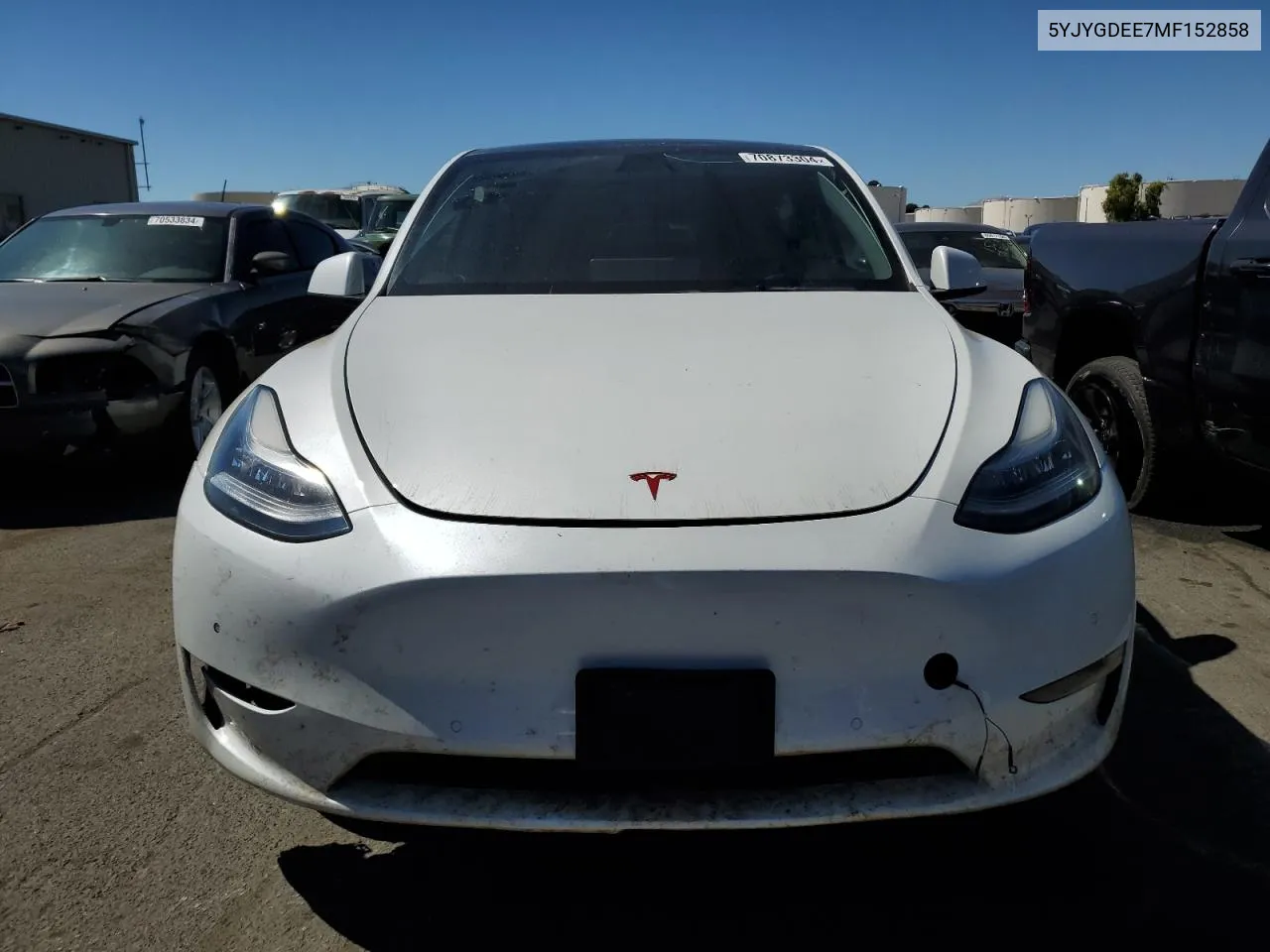 5YJYGDEE7MF152858 2021 Tesla Model Y