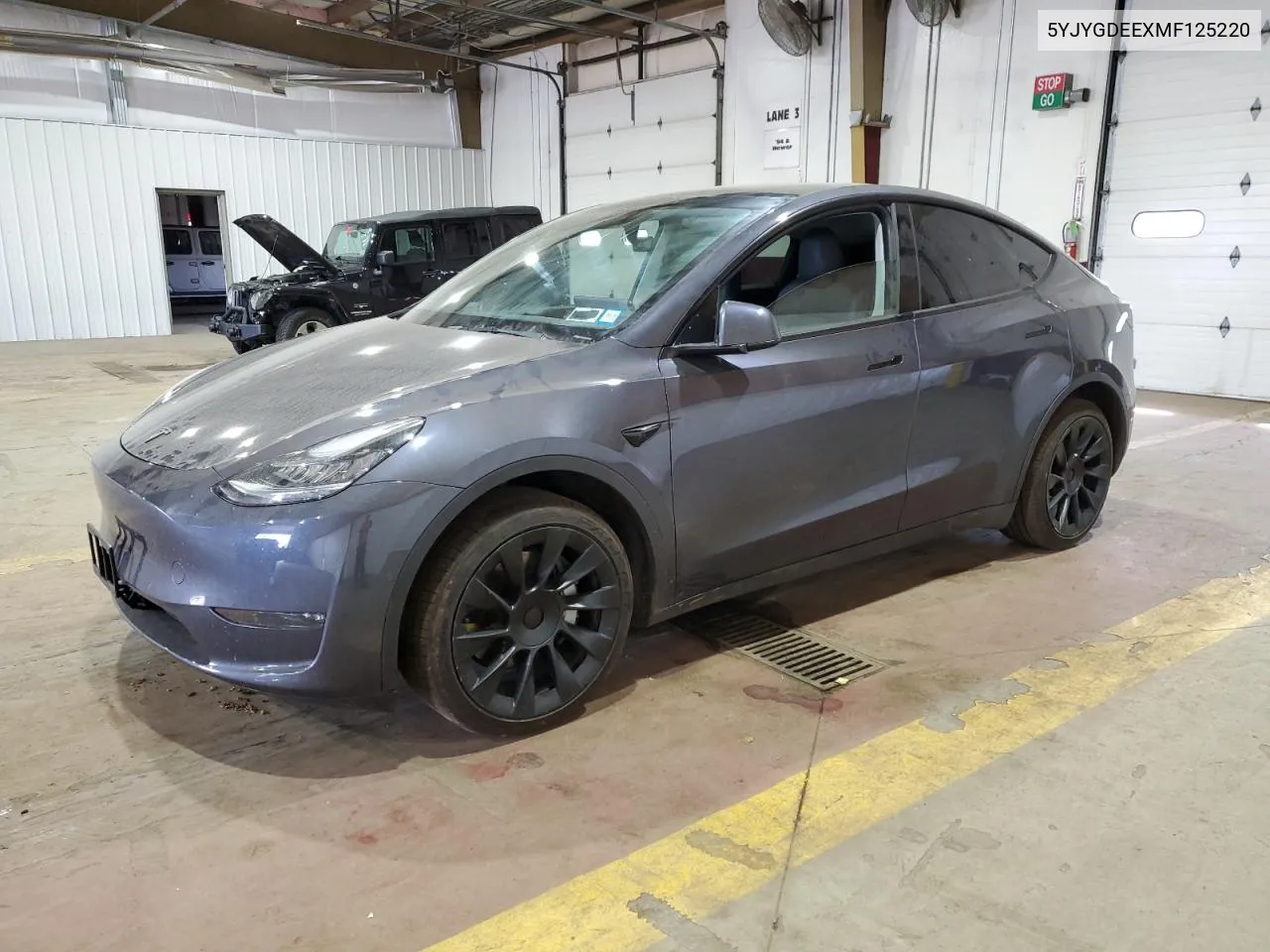 2021 Tesla Model Y VIN: 5YJYGDEEXMF125220 Lot: 70902144