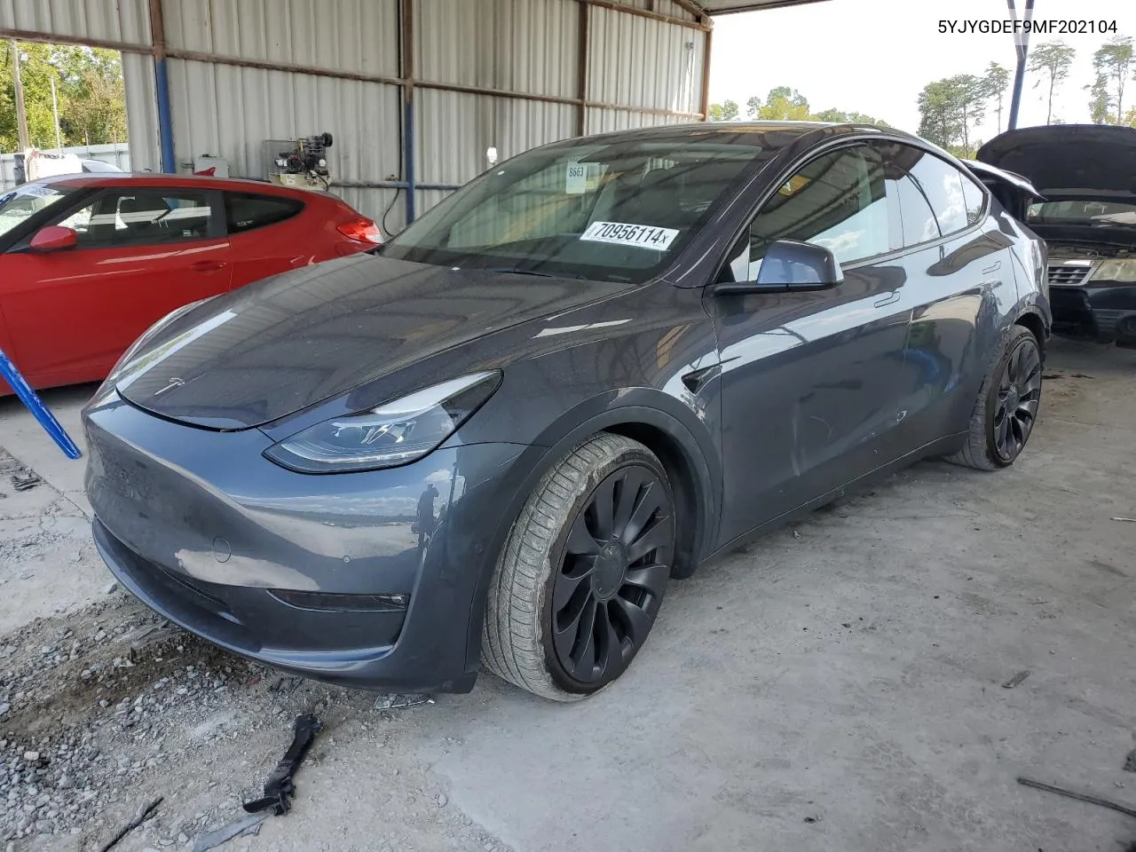 5YJYGDEF9MF202104 2021 Tesla Model Y