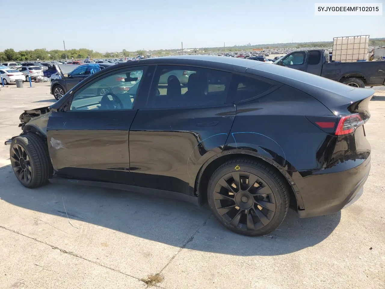 5YJYGDEE4MF102015 2021 Tesla Model Y