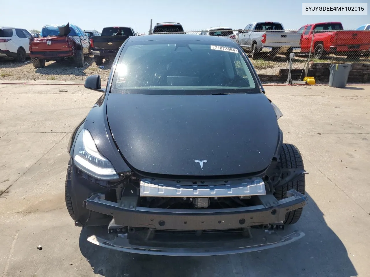 5YJYGDEE4MF102015 2021 Tesla Model Y