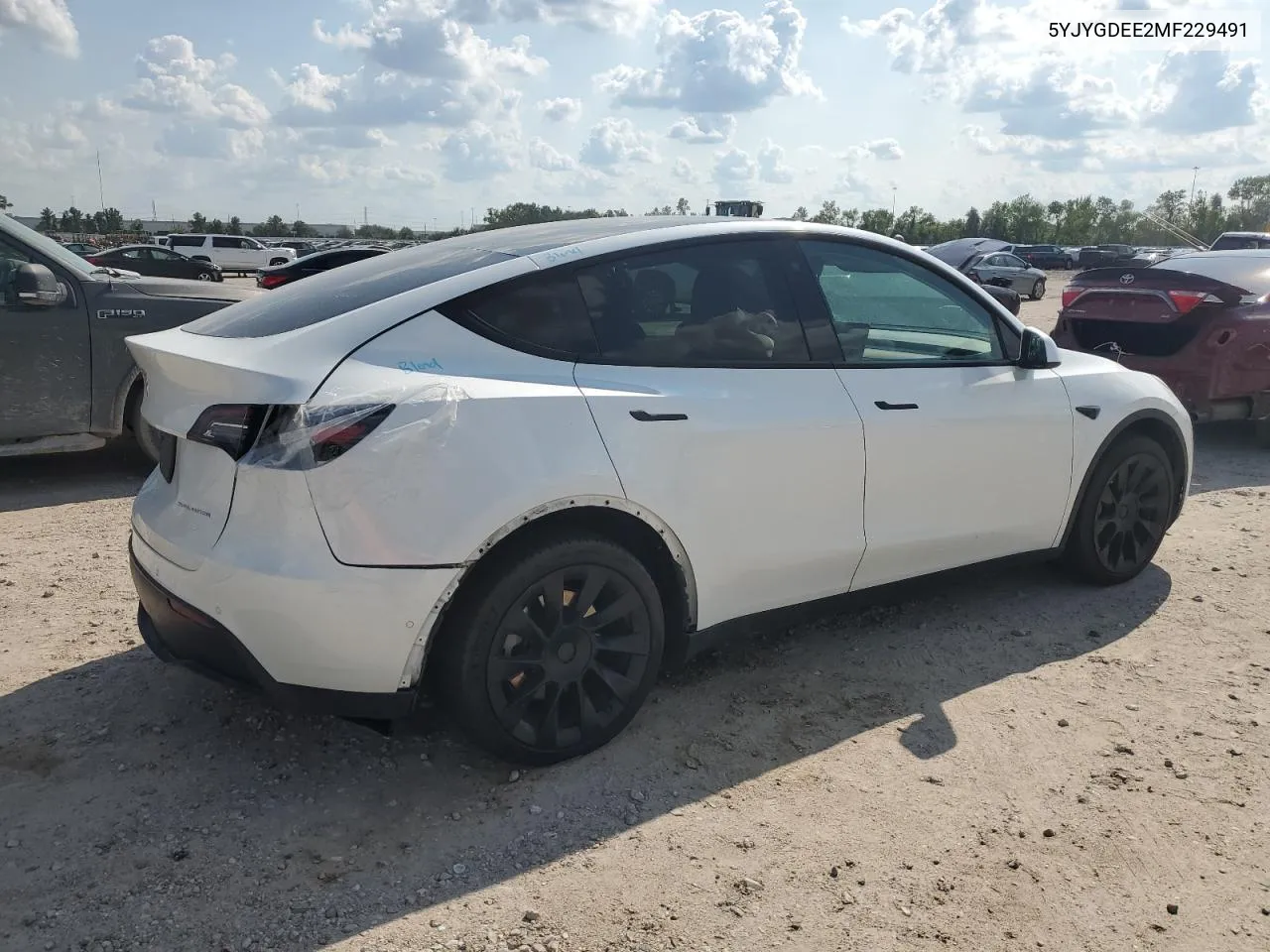 2021 Tesla Model Y VIN: 5YJYGDEE2MF229491 Lot: 71192784