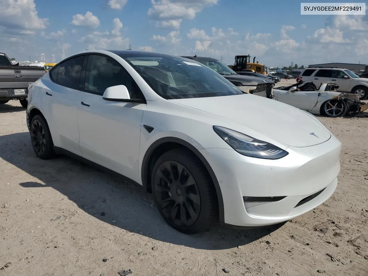 5YJYGDEE2MF229491 2021 Tesla Model Y