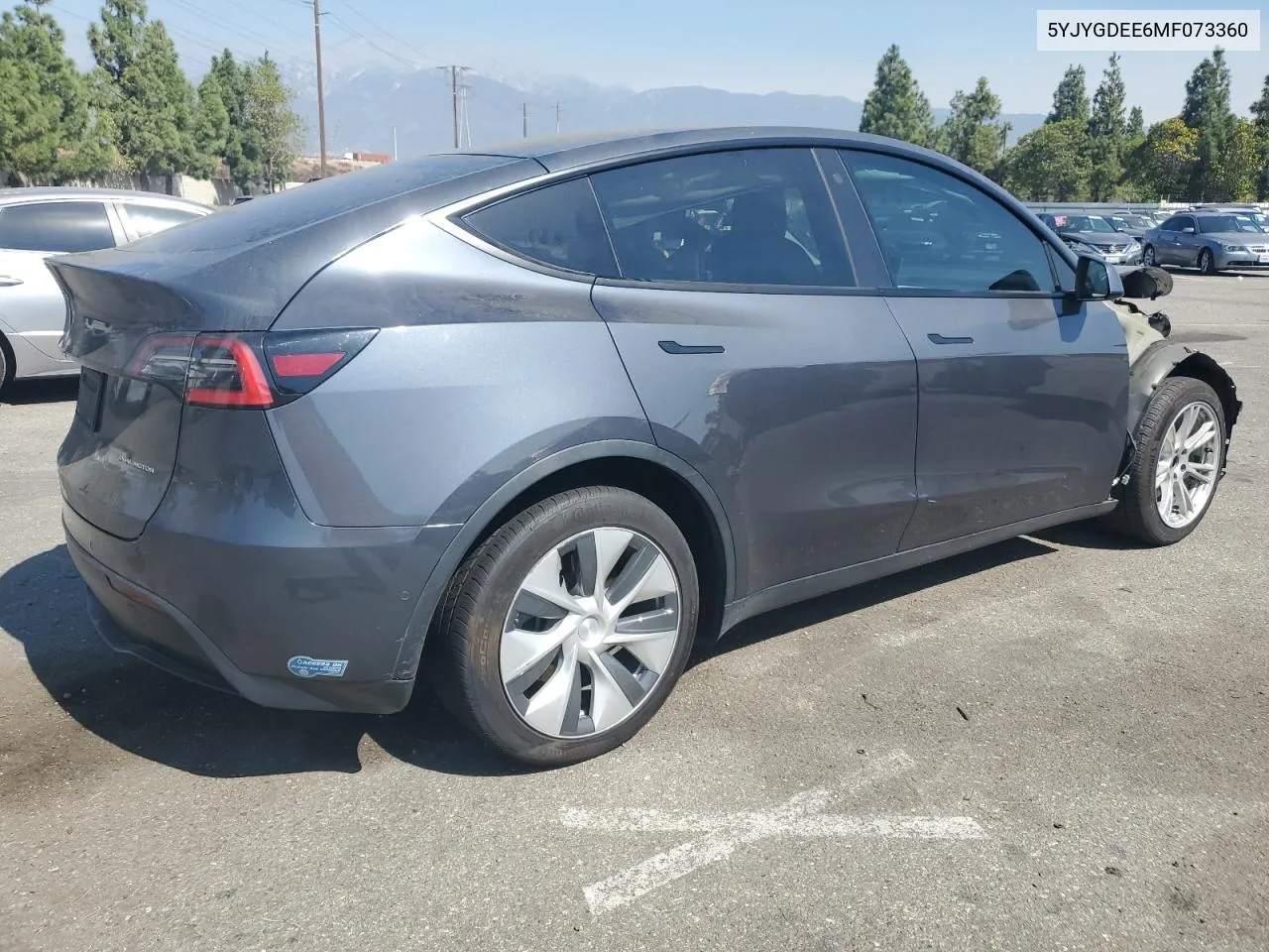 2021 Tesla Model Y VIN: 5YJYGDEE6MF073360 Lot: 71205024