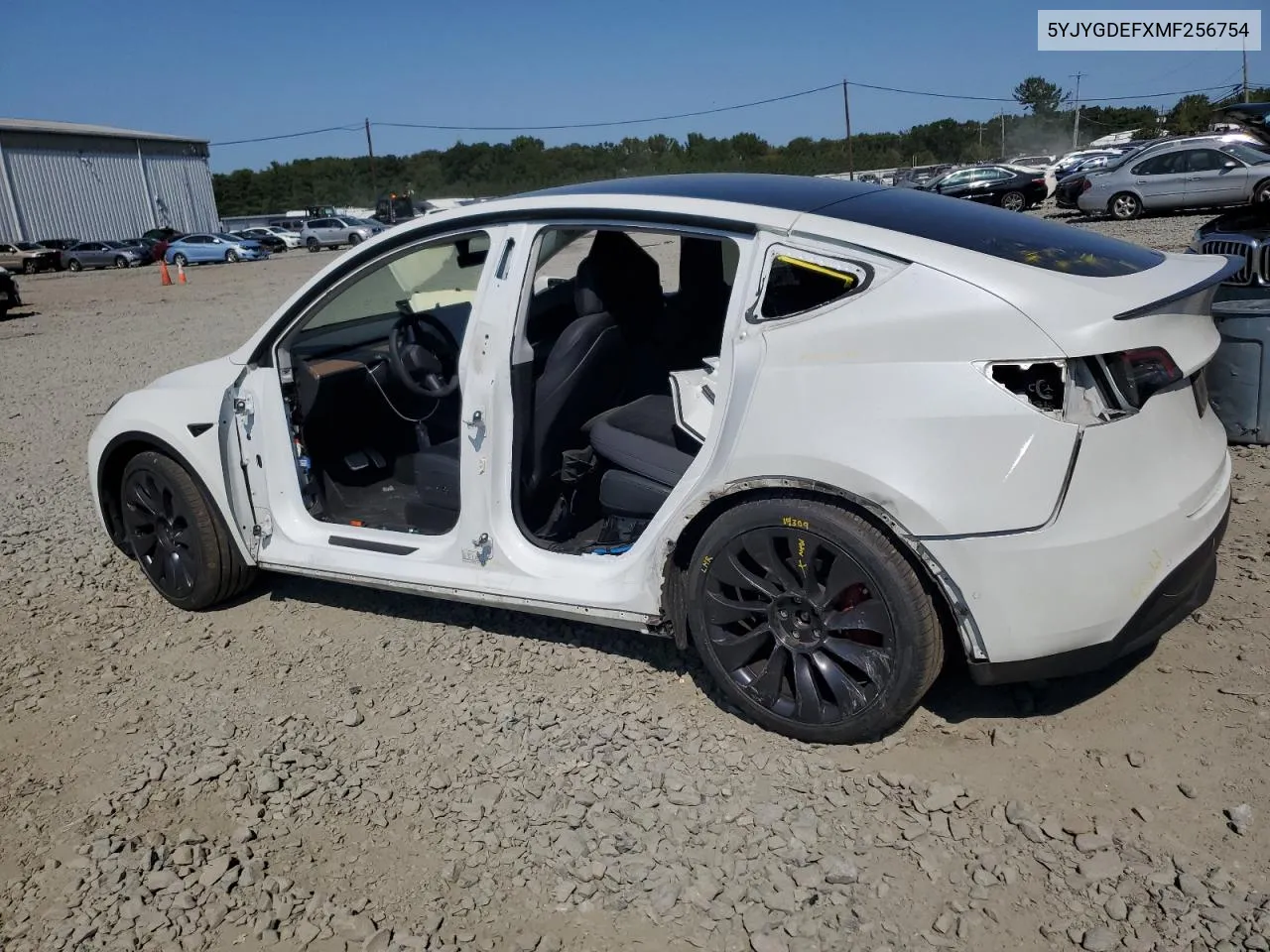 2021 Tesla Model Y VIN: 5YJYGDEFXMF256754 Lot: 71342364