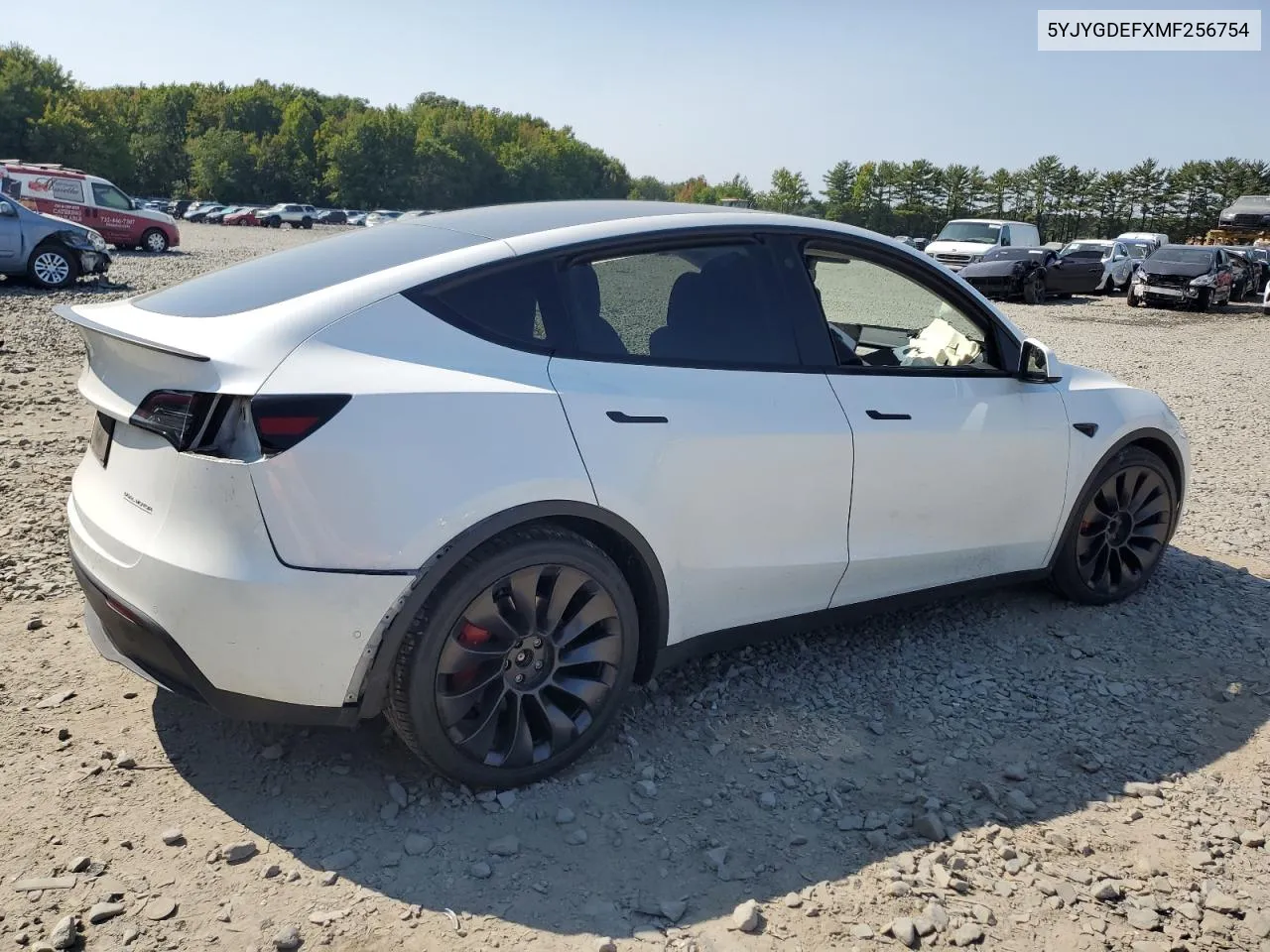 2021 Tesla Model Y VIN: 5YJYGDEFXMF256754 Lot: 71342364