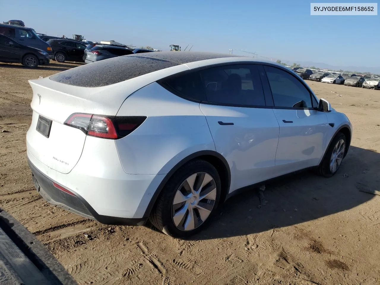 5YJYGDEE6MF158652 2021 Tesla Model Y