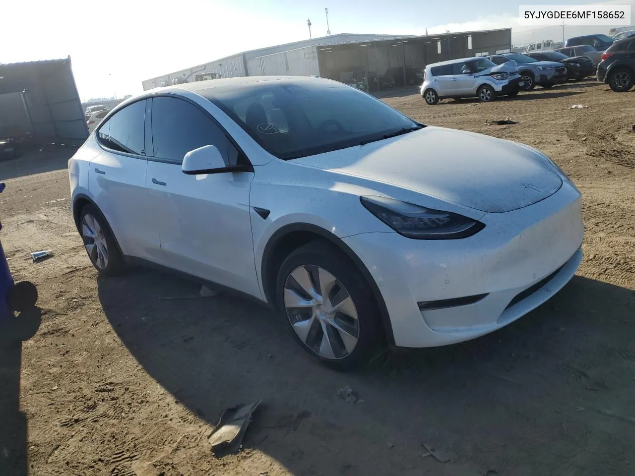 2021 Tesla Model Y VIN: 5YJYGDEE6MF158652 Lot: 71342634