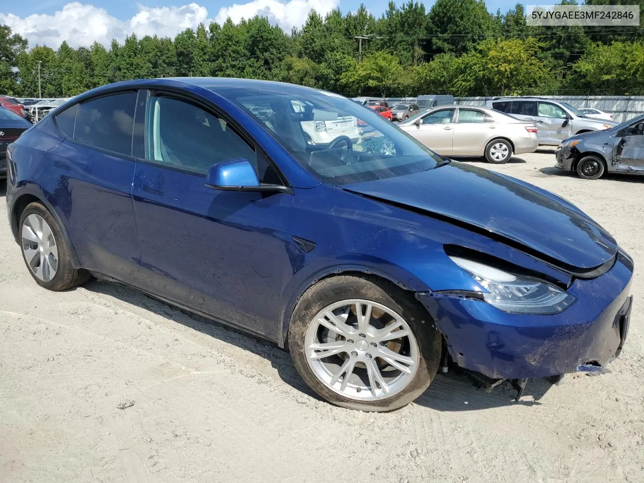 5YJYGAEE3MF242846 2021 Tesla Model Y