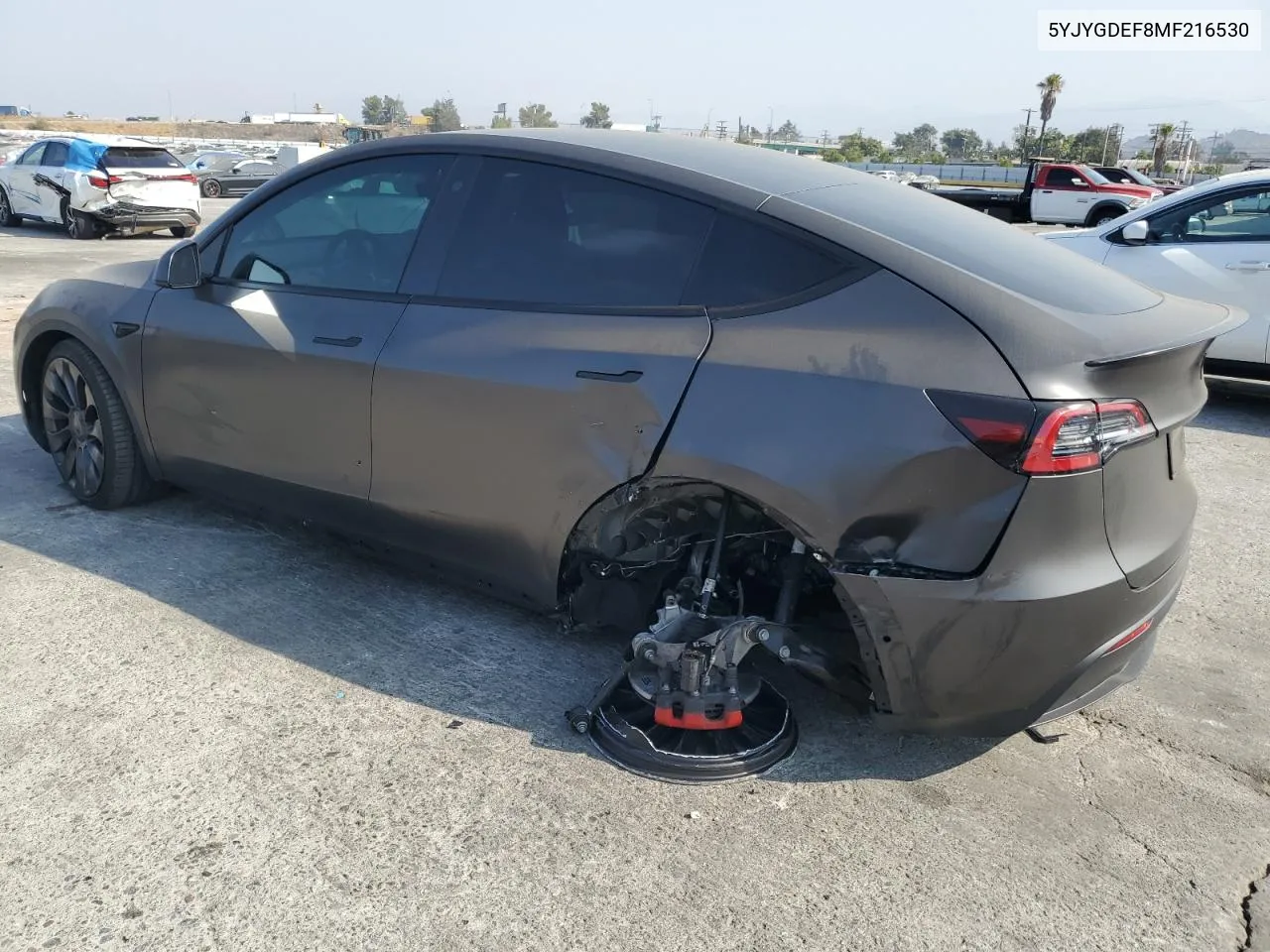 5YJYGDEF8MF216530 2021 Tesla Model Y