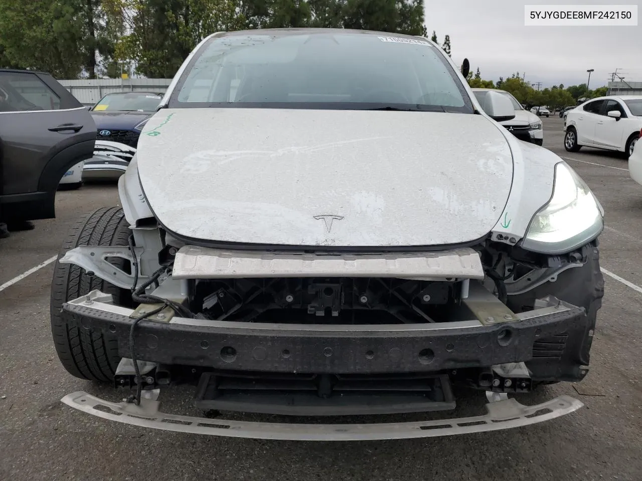 5YJYGDEE8MF242150 2021 Tesla Model Y