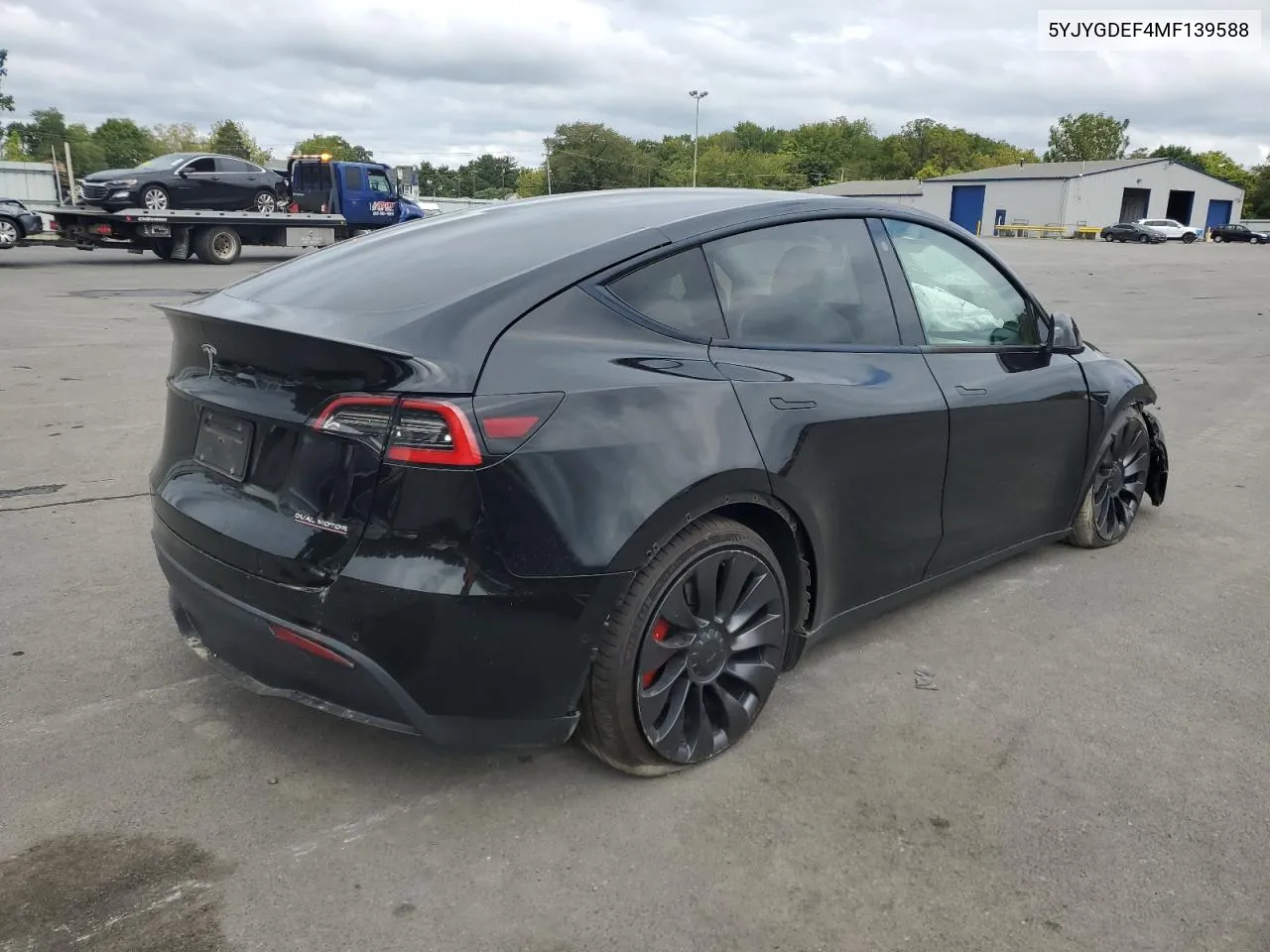 2021 Tesla Model Y VIN: 5YJYGDEF4MF139588 Lot: 71679904