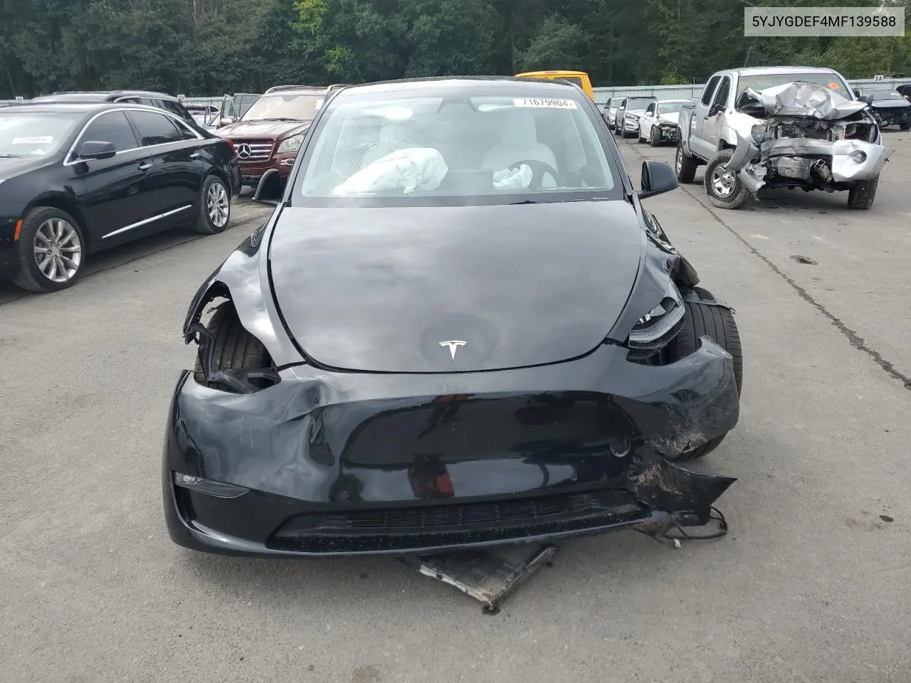 5YJYGDEF4MF139588 2021 Tesla Model Y