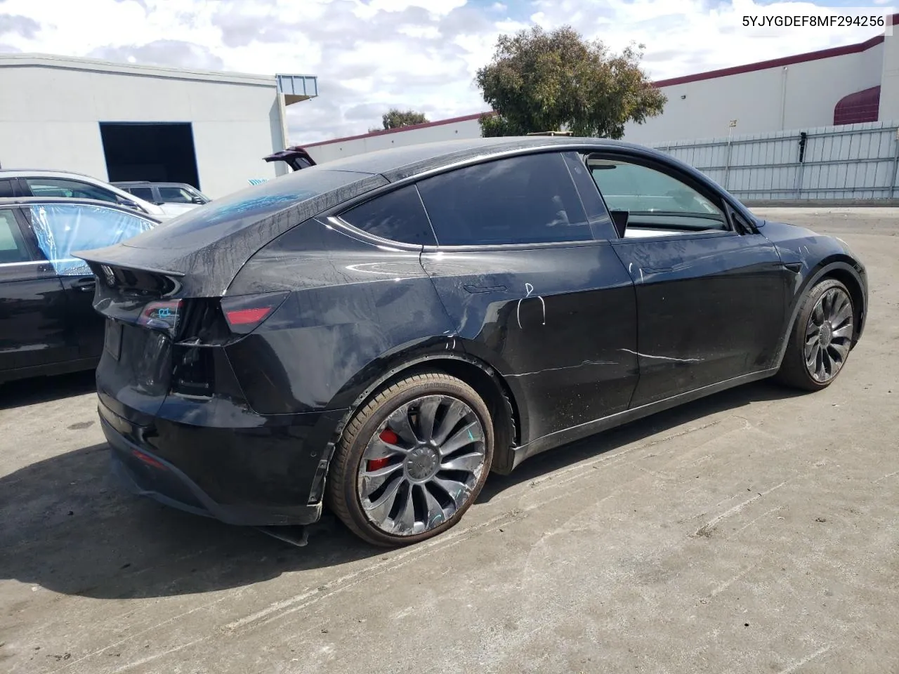 2021 Tesla Model Y VIN: 5YJYGDEF8MF294256 Lot: 71773954