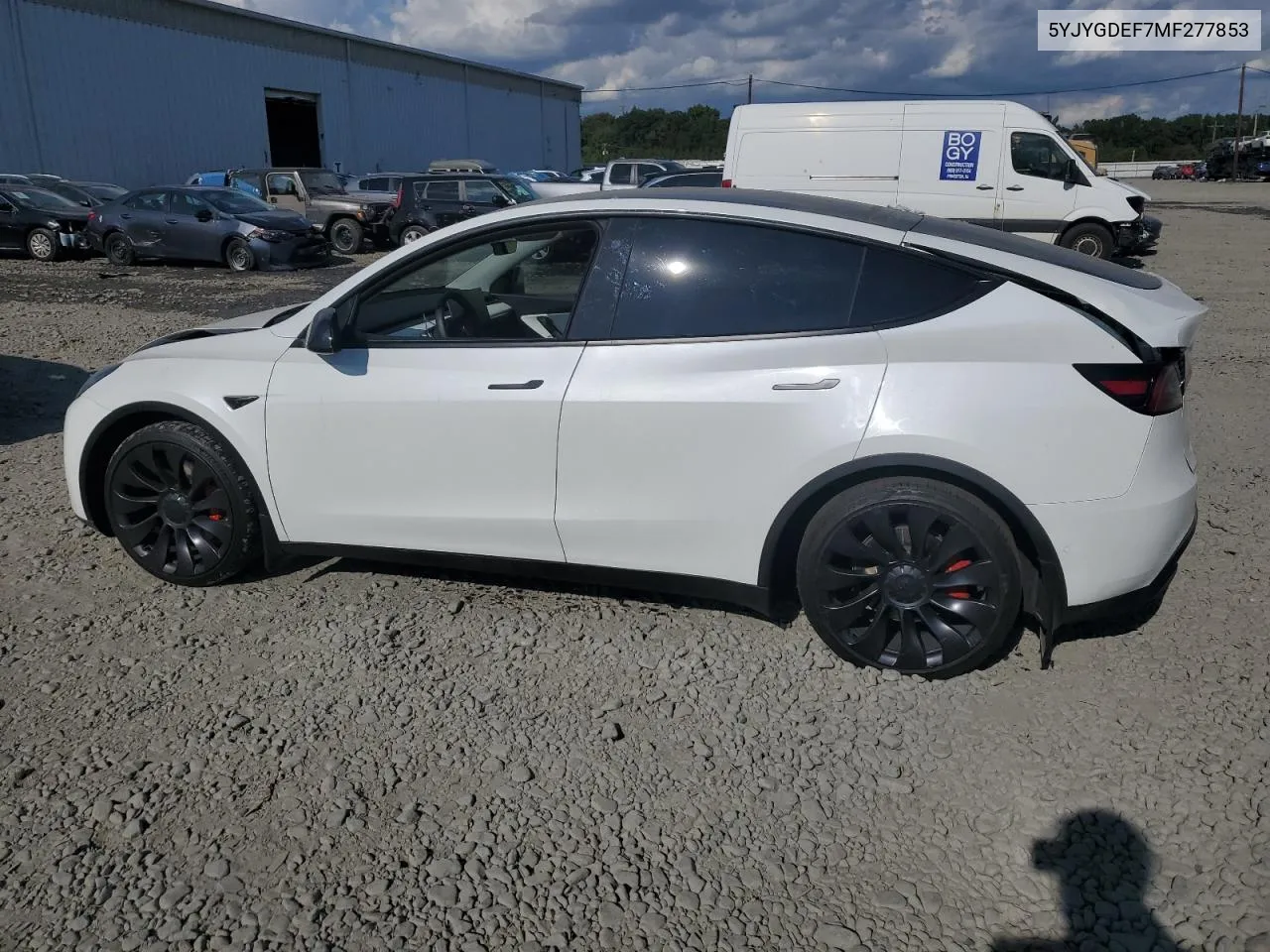 5YJYGDEF7MF277853 2021 Tesla Model Y