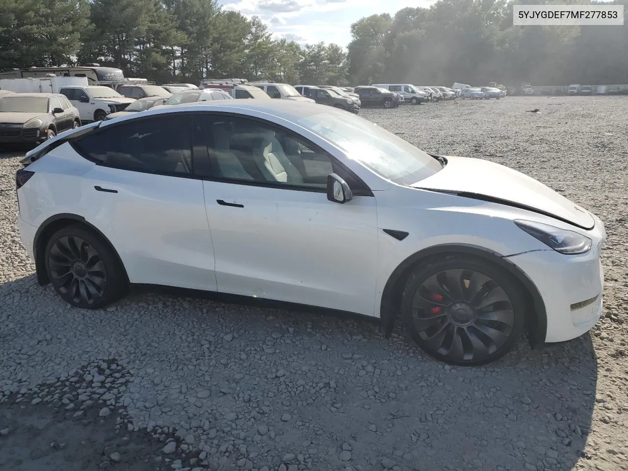 5YJYGDEF7MF277853 2021 Tesla Model Y