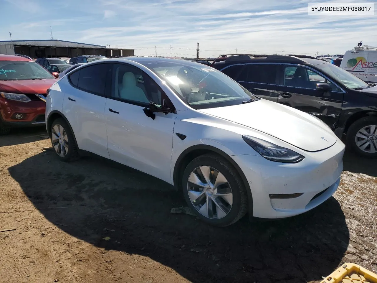 5YJYGDEE2MF088017 2021 Tesla Model Y