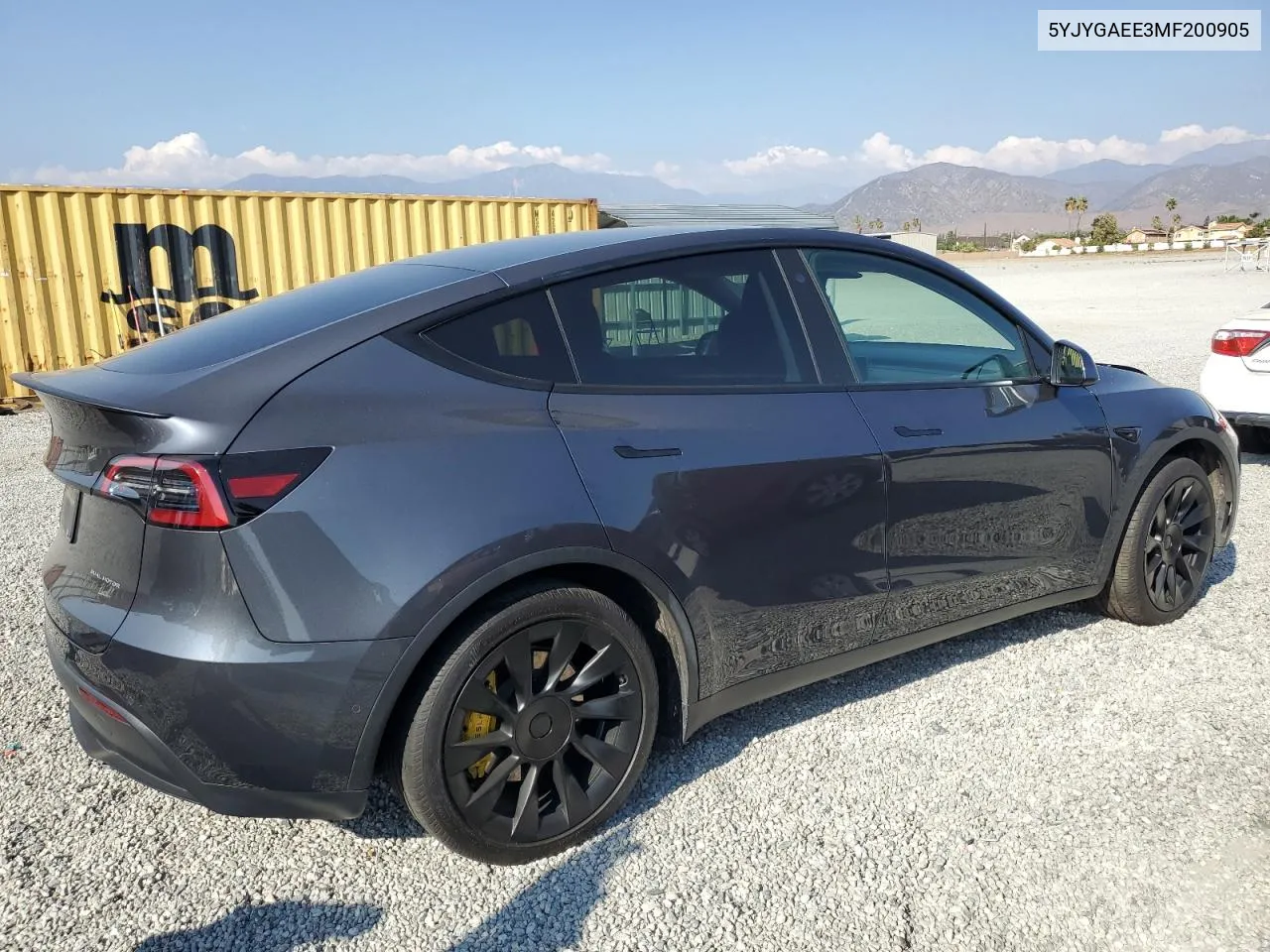 2021 Tesla Model Y VIN: 5YJYGAEE3MF200905 Lot: 72003864