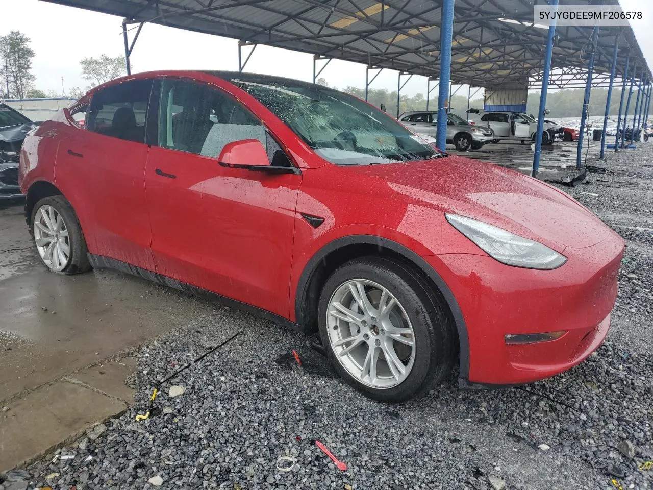 5YJYGDEE9MF206578 2021 Tesla Model Y