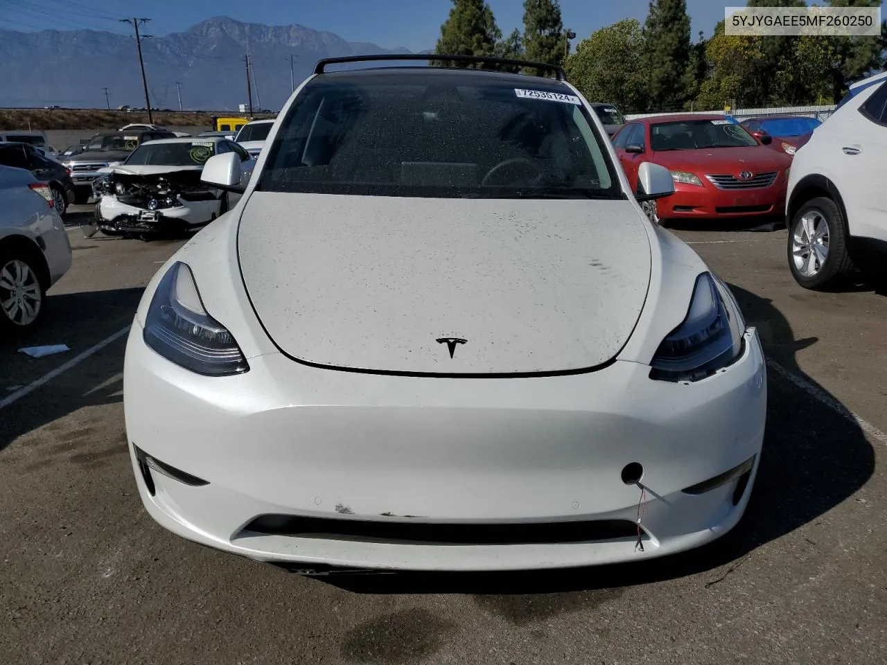 5YJYGAEE5MF260250 2021 Tesla Model Y