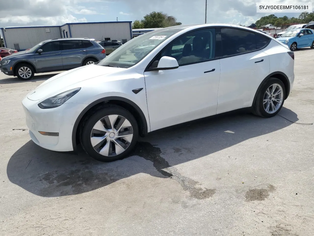 5YJYGDEE8MF106181 2021 Tesla Model Y