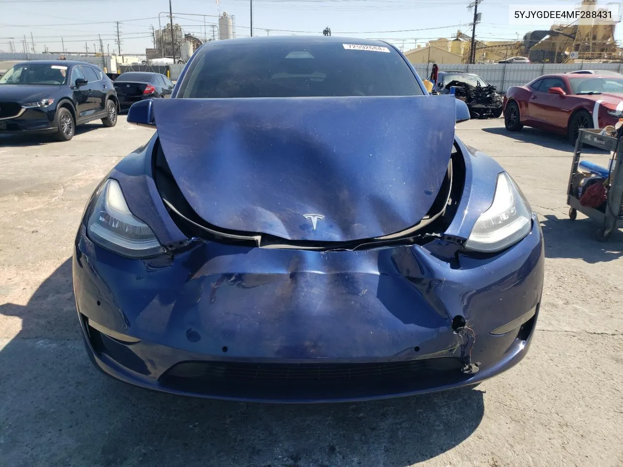 5YJYGDEE4MF288431 2021 Tesla Model Y