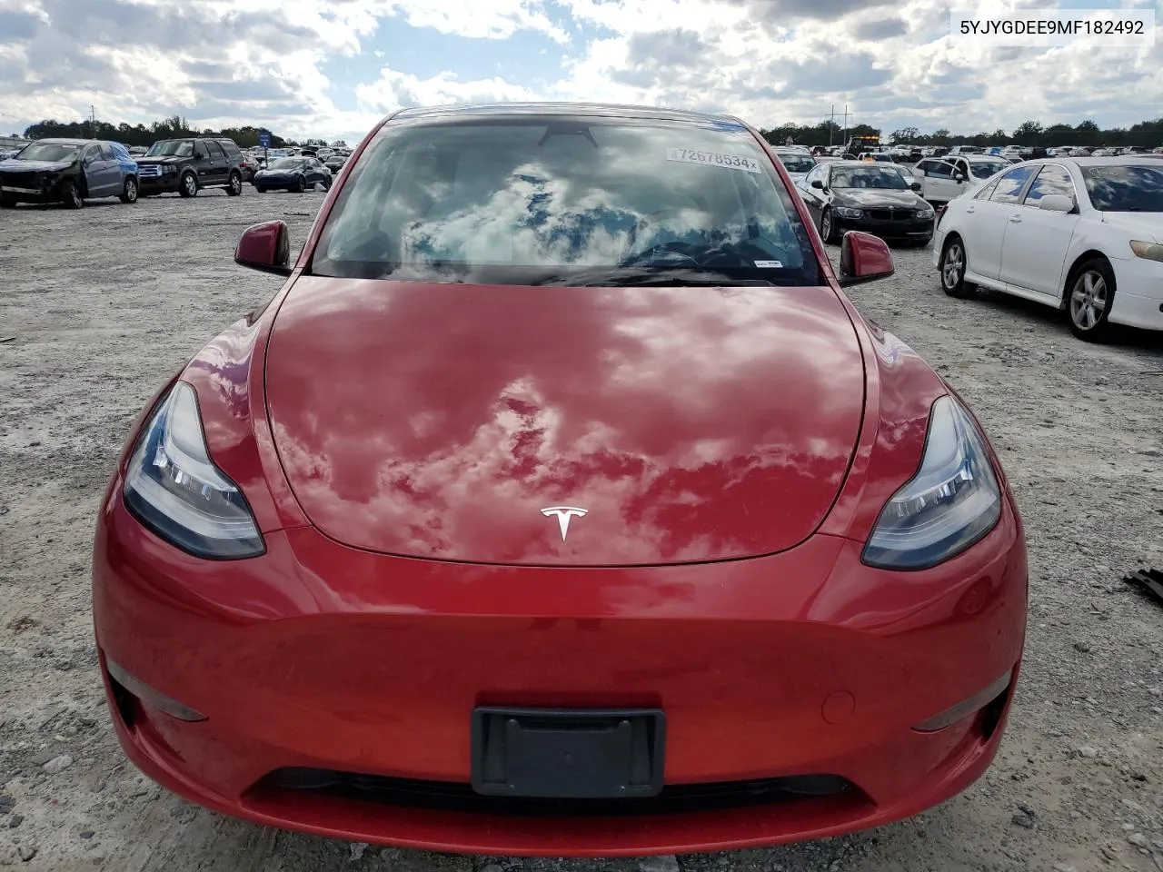 5YJYGDEE9MF182492 2021 Tesla Model Y