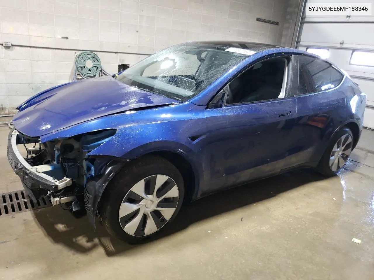 2021 Tesla Model Y VIN: 5YJYGDEE6MF188346 Lot: 72690164