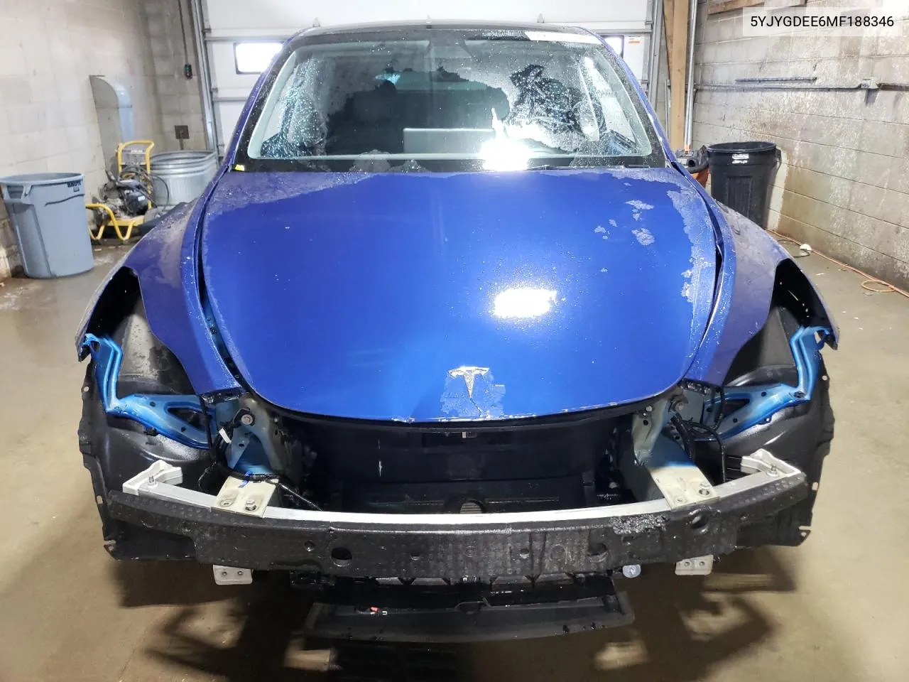 5YJYGDEE6MF188346 2021 Tesla Model Y