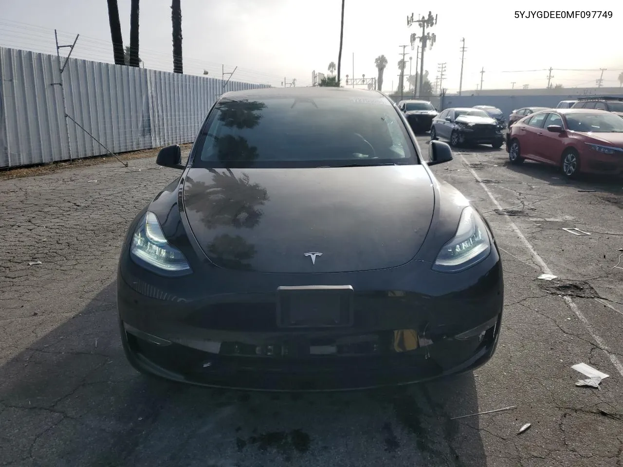 2021 Tesla Model Y VIN: 5YJYGDEE0MF097749 Lot: 72708064