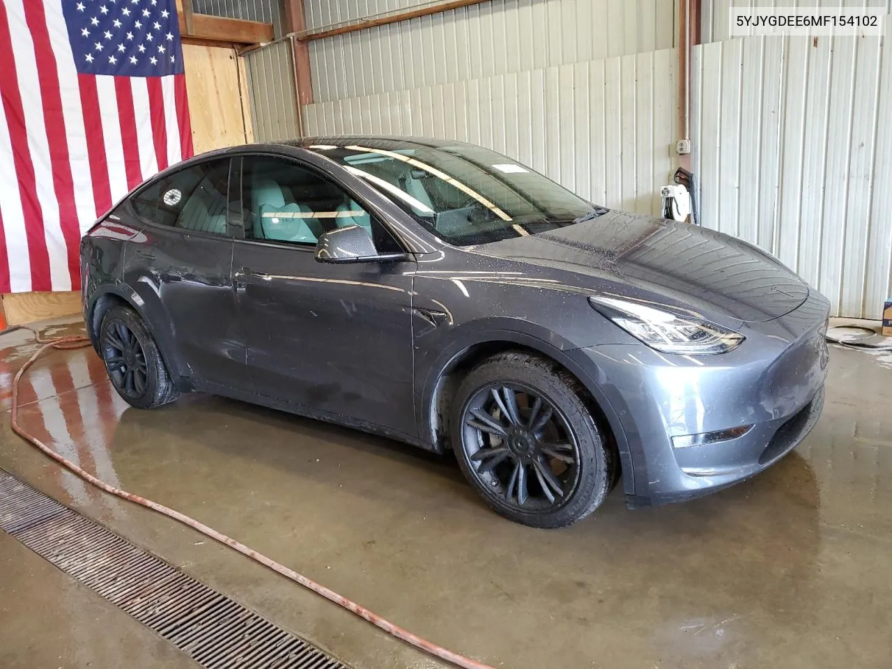 2021 Tesla Model Y VIN: 5YJYGDEE6MF154102 Lot: 72717174