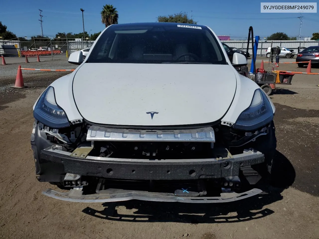 5YJYGDEE8MF249079 2021 Tesla Model Y