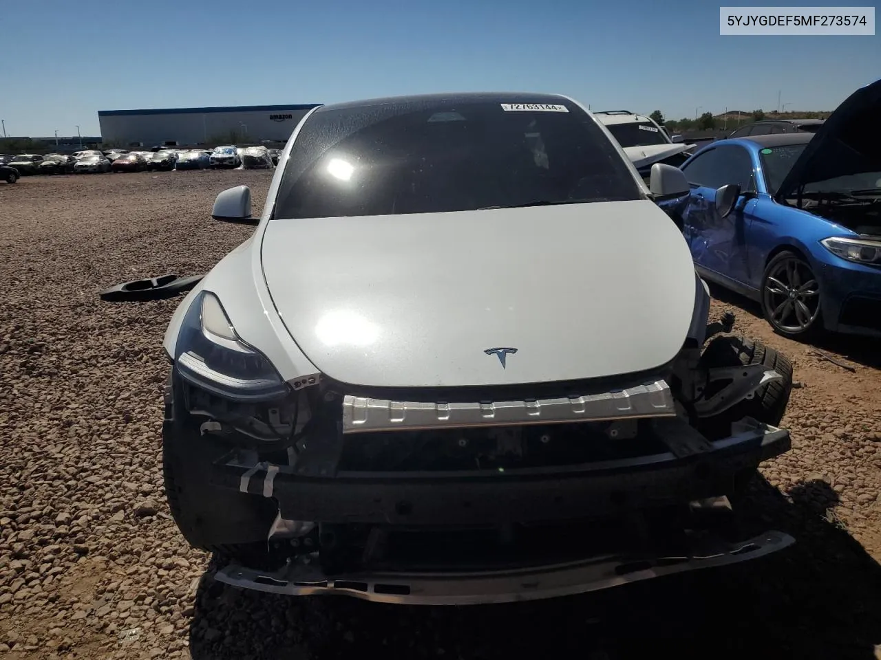 5YJYGDEF5MF273574 2021 Tesla Model Y