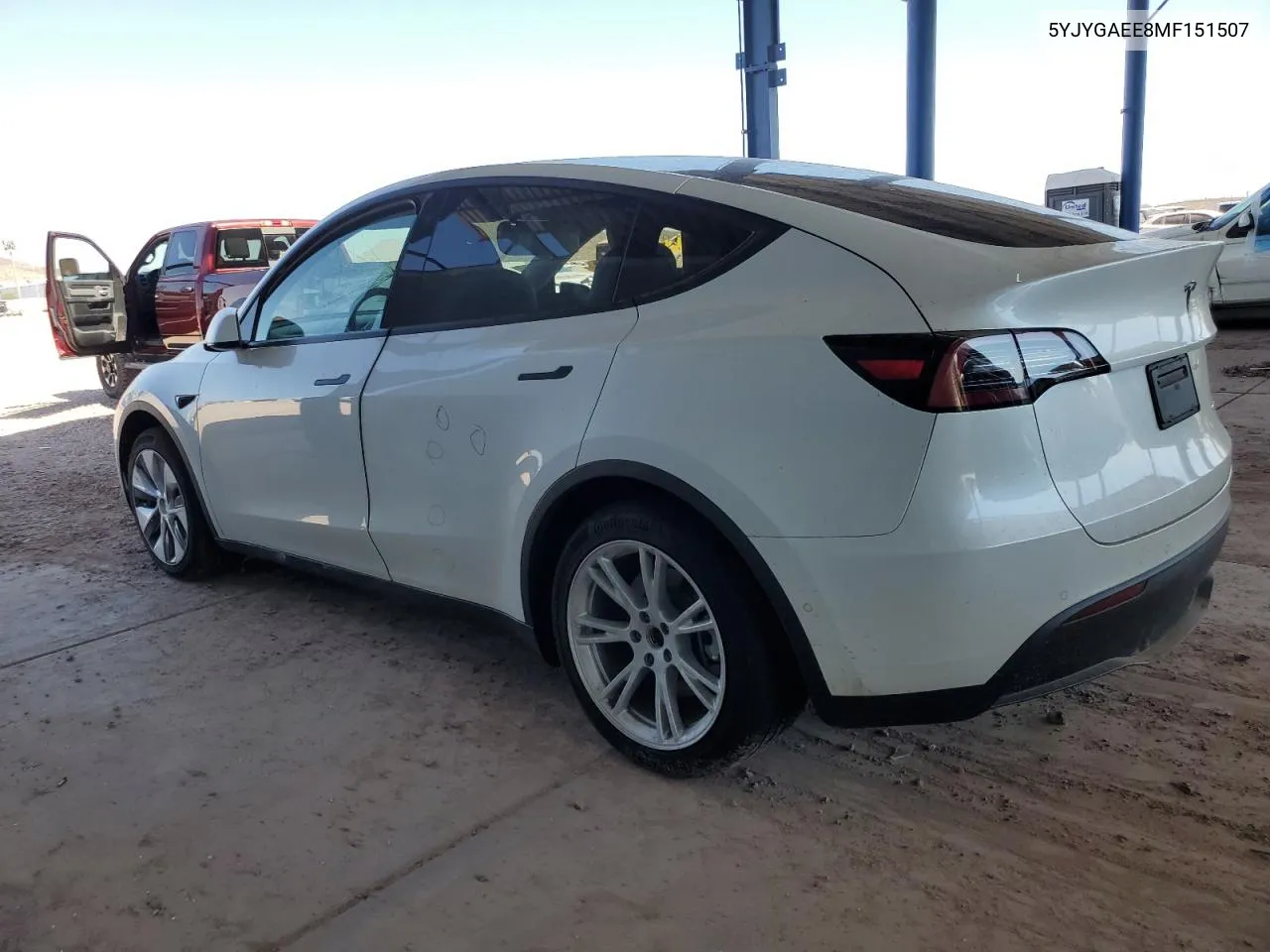 2021 Tesla Model Y VIN: 5YJYGAEE8MF151507 Lot: 73129944