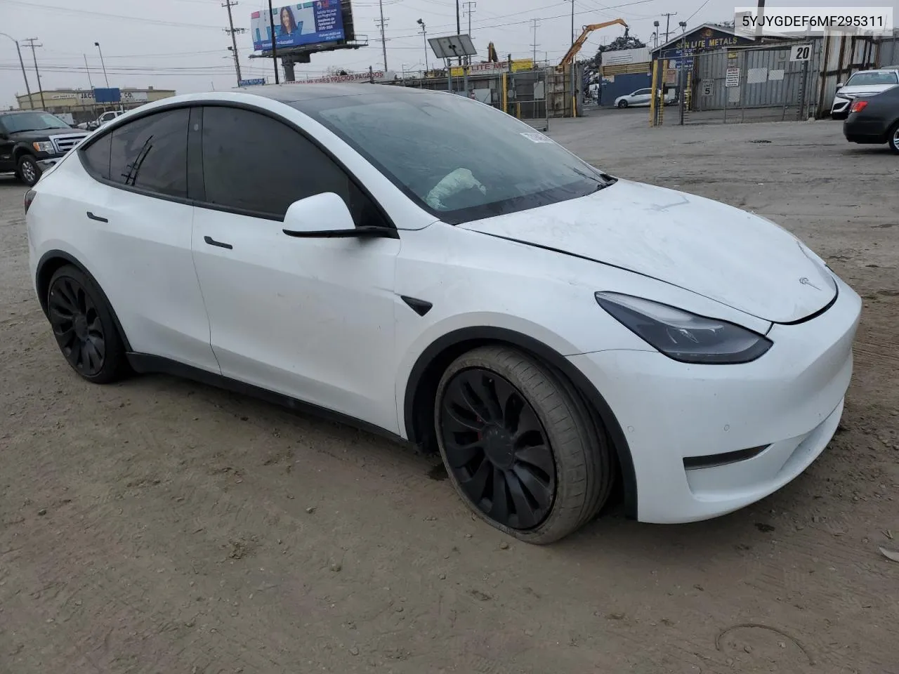 2021 Tesla Model Y VIN: 5YJYGDEF6MF295311 Lot: 73164954