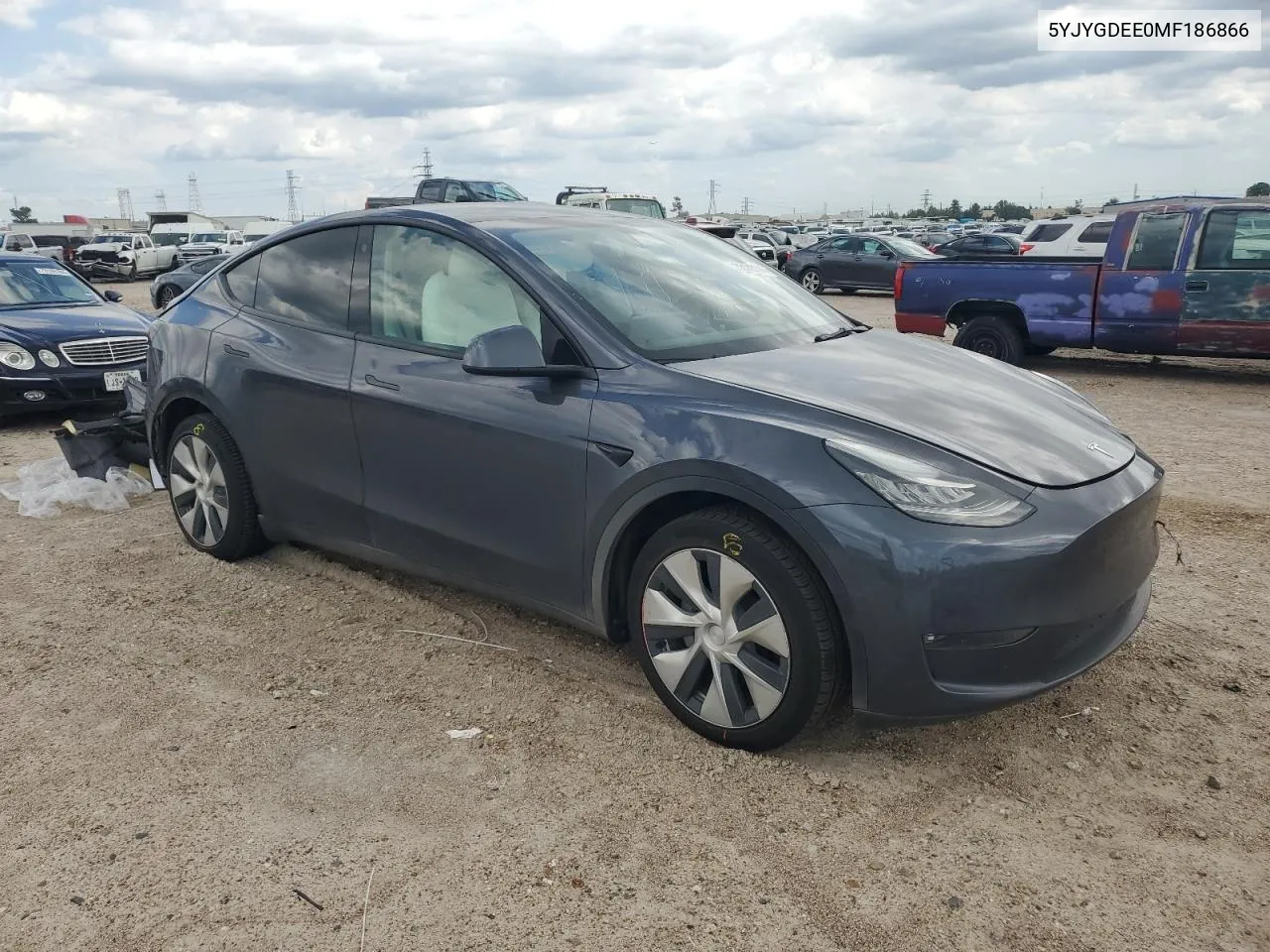 5YJYGDEE0MF186866 2021 Tesla Model Y