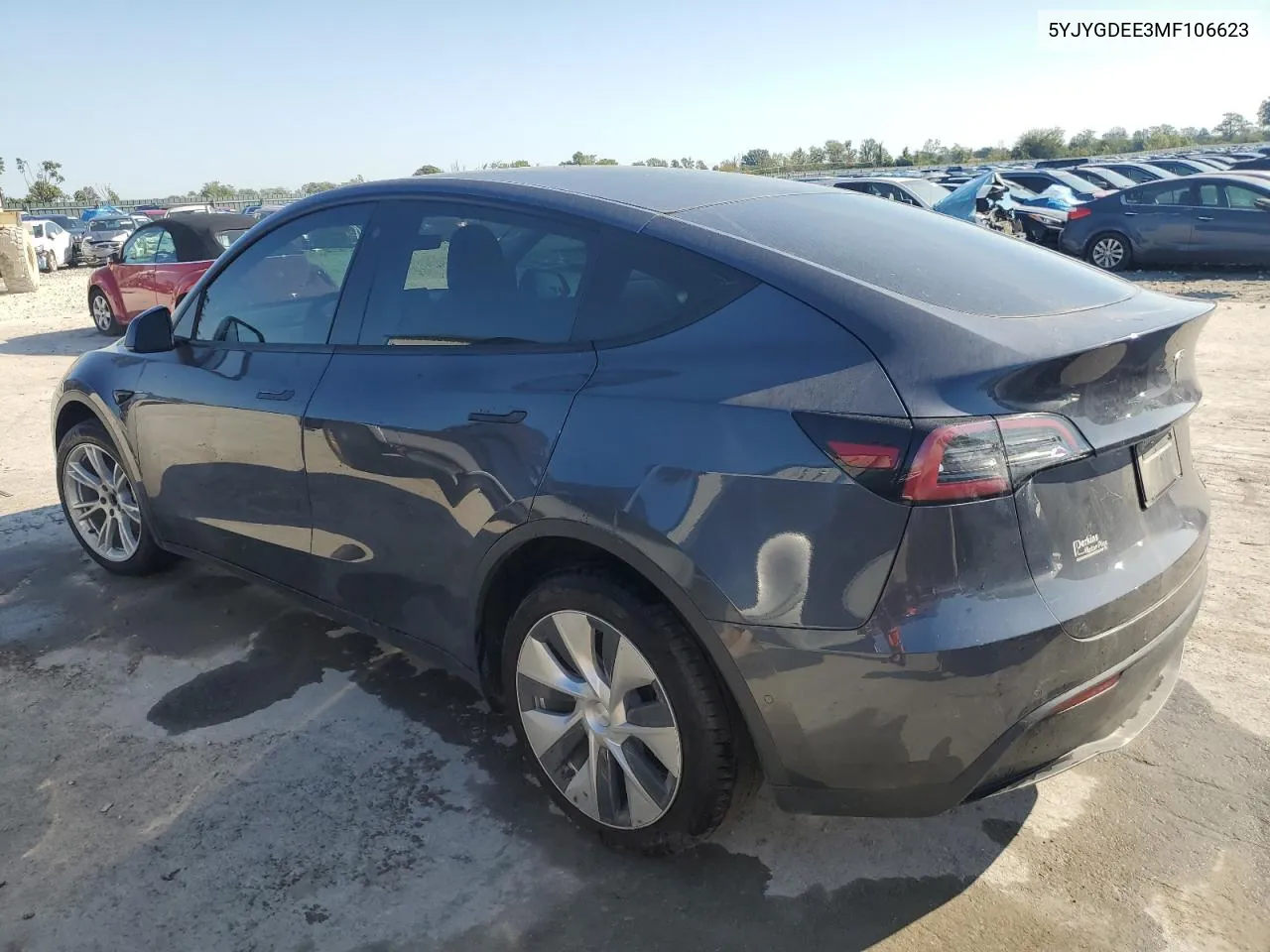 2021 Tesla Model Y VIN: 5YJYGDEE3MF106623 Lot: 73244484