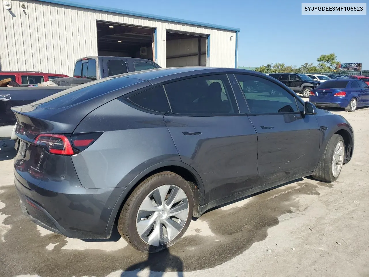 2021 Tesla Model Y VIN: 5YJYGDEE3MF106623 Lot: 73244484