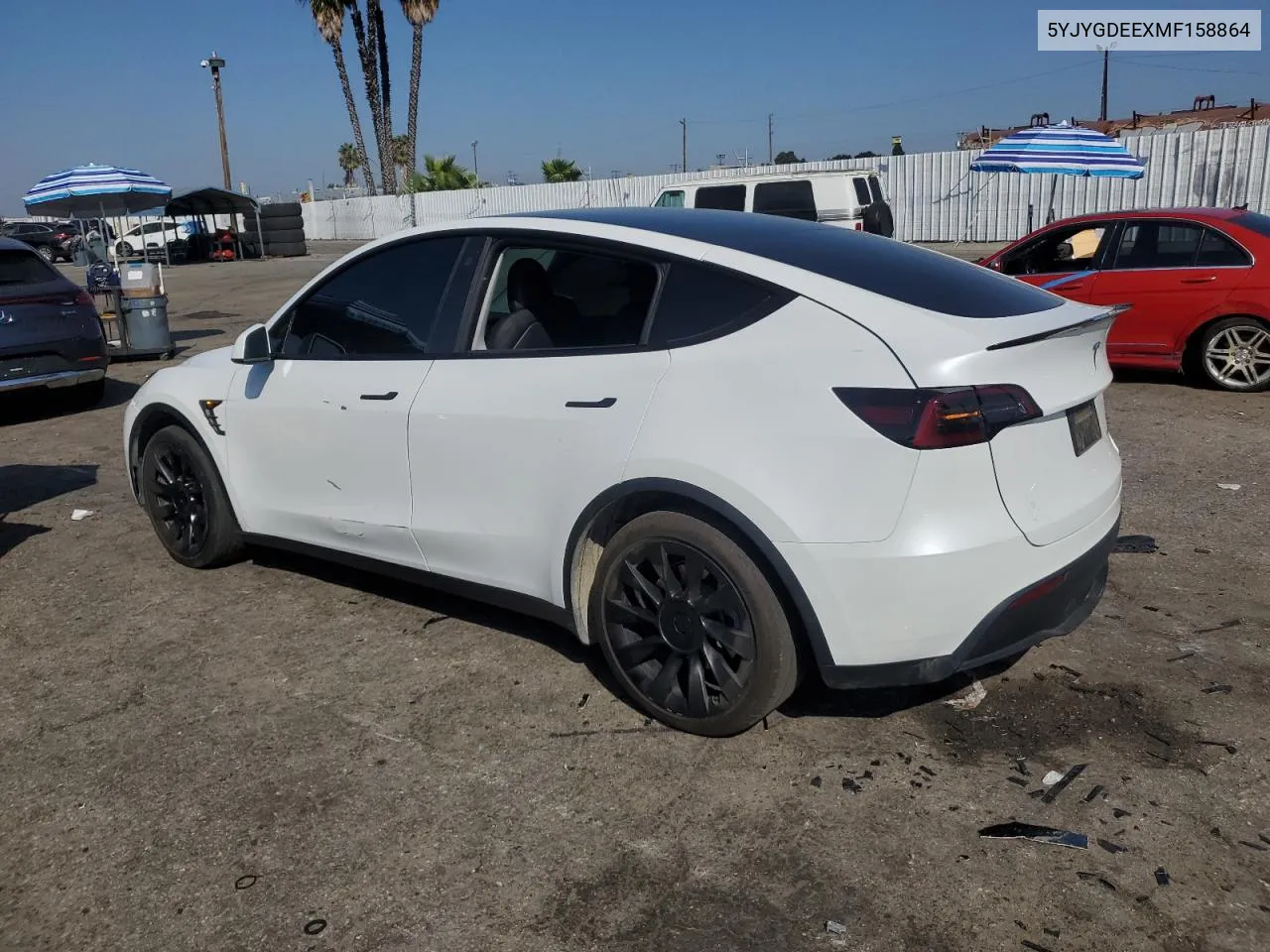 2021 Tesla Model Y VIN: 5YJYGDEEXMF158864 Lot: 73435124