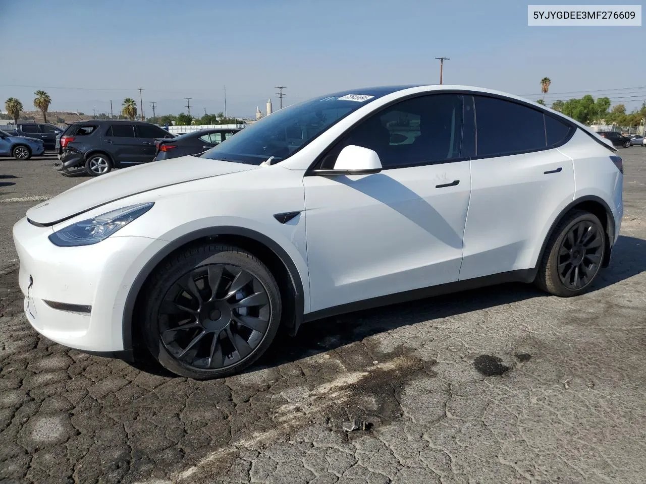 2021 Tesla Model Y VIN: 5YJYGDEE3MF276609 Lot: 73545664