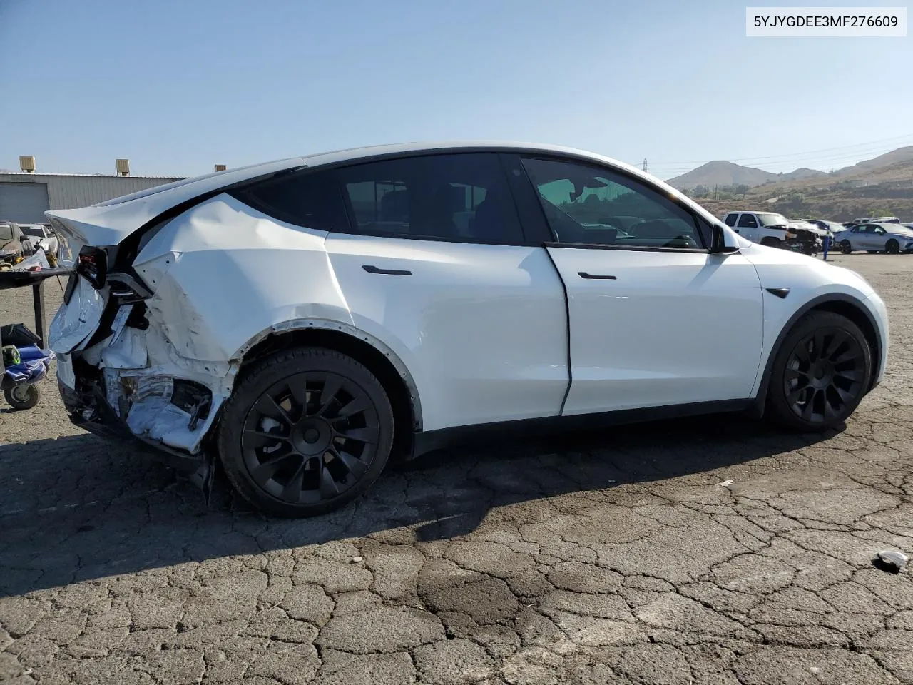 2021 Tesla Model Y VIN: 5YJYGDEE3MF276609 Lot: 73545664