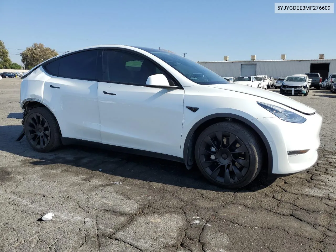 2021 Tesla Model Y VIN: 5YJYGDEE3MF276609 Lot: 73545664