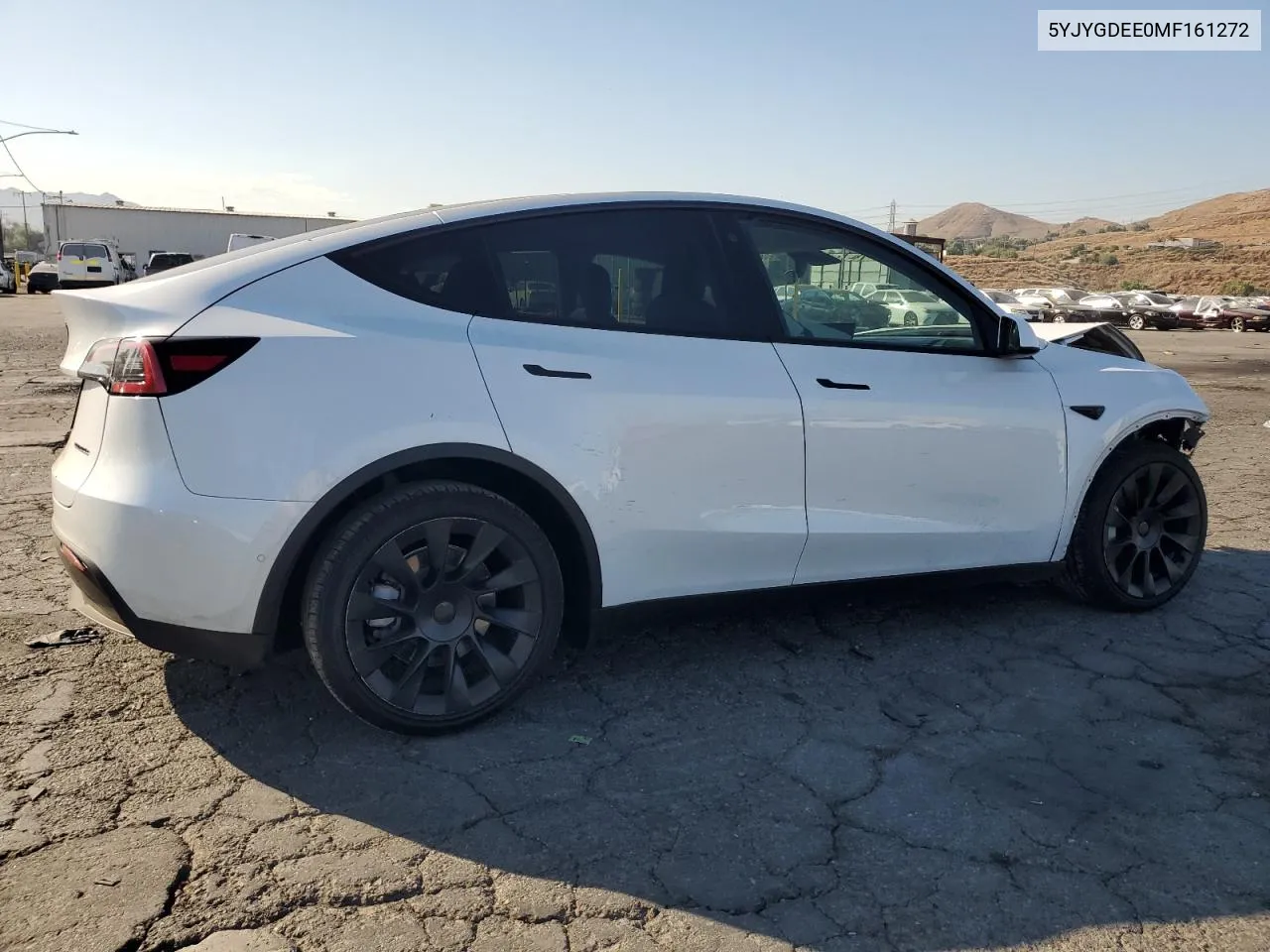 2021 Tesla Model Y VIN: 5YJYGDEE0MF161272 Lot: 73846824