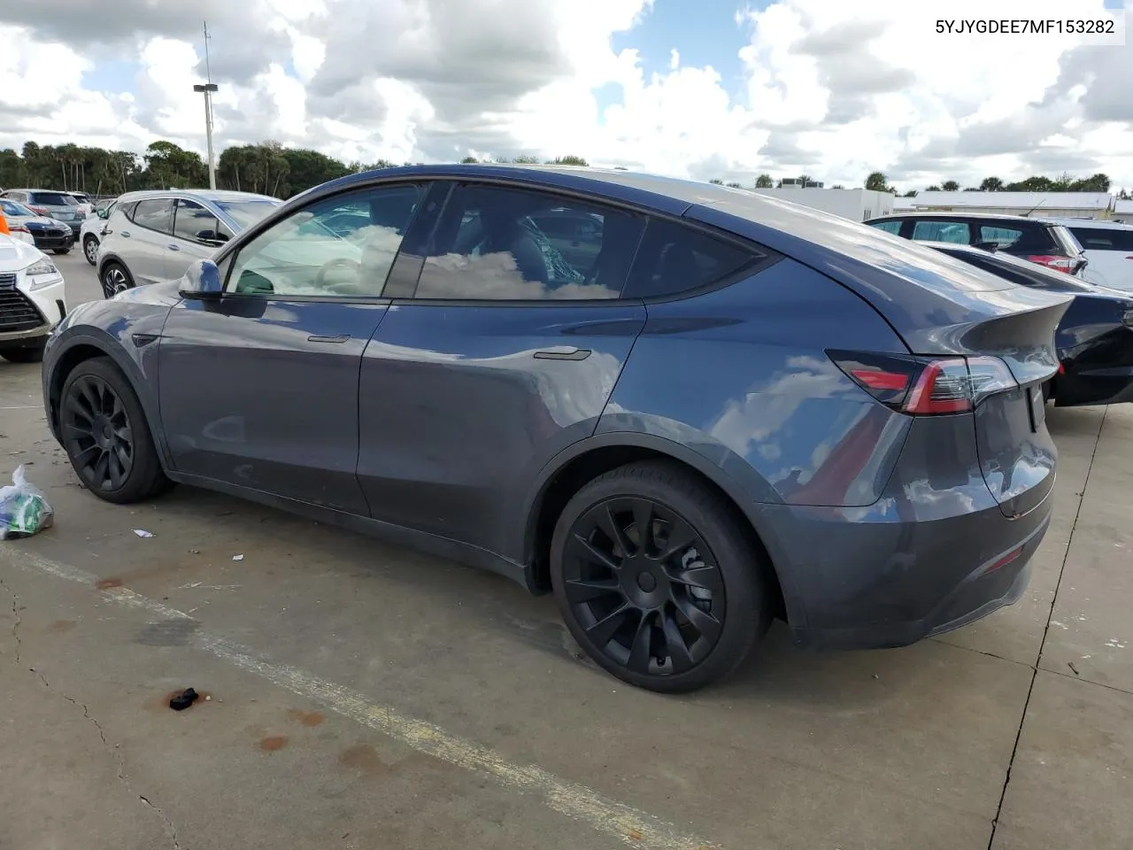 2021 Tesla Model Y VIN: 5YJYGDEE7MF153282 Lot: 73867874